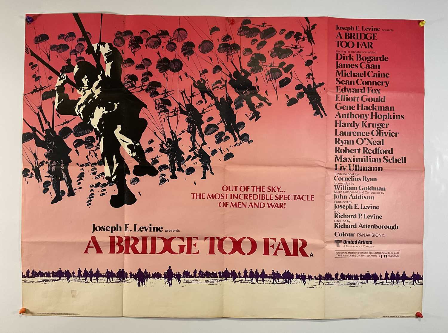 A BRIDGE TOO FAR (1977) UK Quad Style A and Style B film posters, for the classic war film - Image 3 of 3
