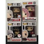 STAR WARS - A group of Star Wars Funko Pops to include: Dengar #230, Fall convention exclusive 2017,