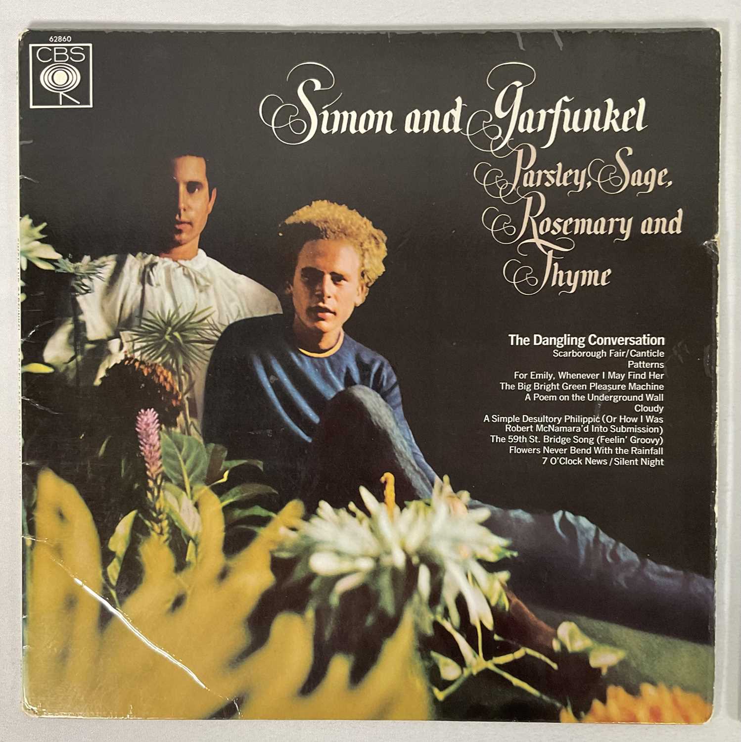 SIMON AND GARFUNKEL - A copy of Parsley, Sage, Rosemary and Thyme (1966) Vinyl LP signed in blue pen - Image 2 of 3