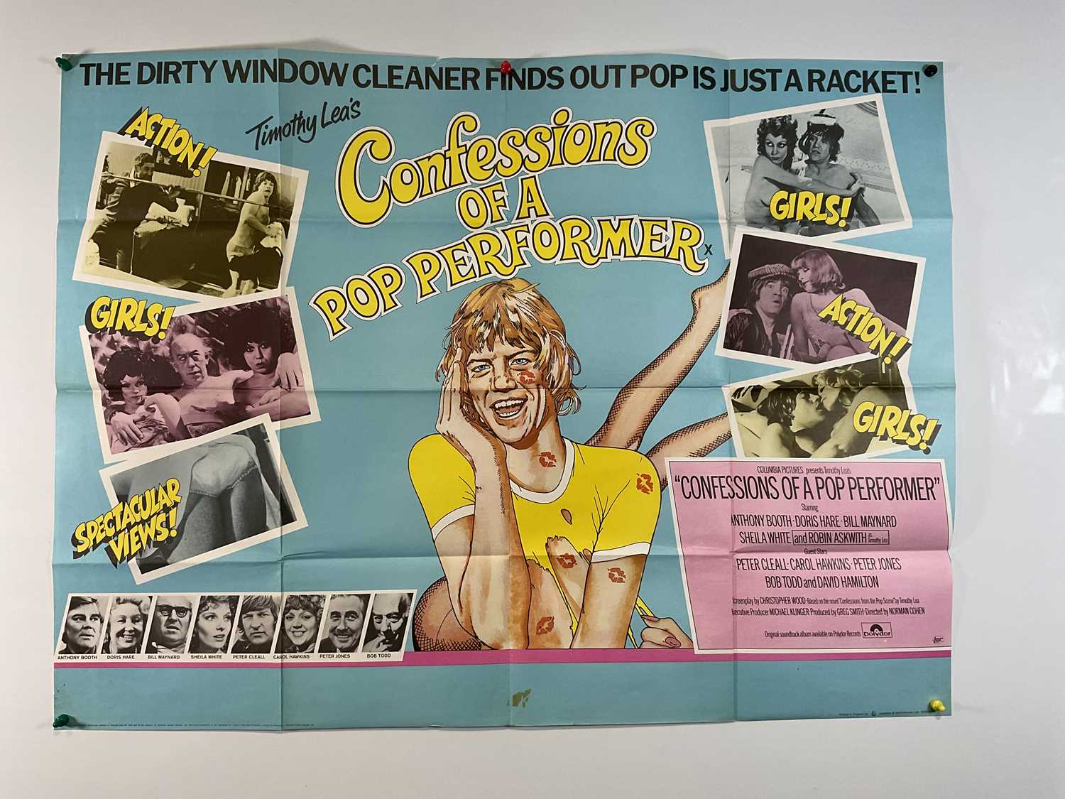 A group of 'CONFESSIONS' British comedy UK Quad movie posters to include CONFESSIONS OF A WINDOW - Image 4 of 5