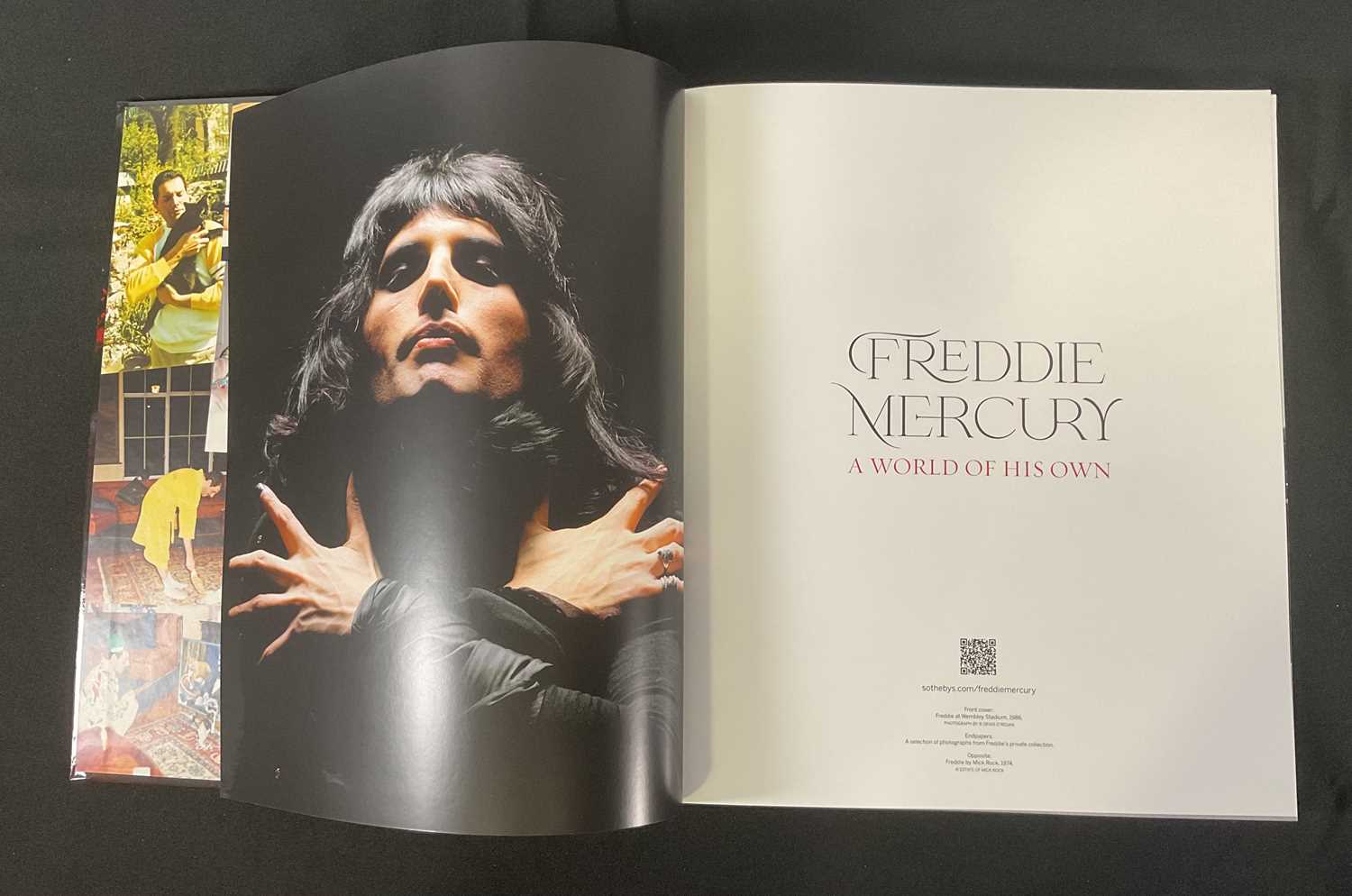 FREDDY MERCURY A WORLD OF HIS OWN (2023) hardback book - sold exclusively by Sotheby's featuring the - Image 2 of 3