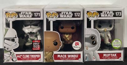 STAR WARS - A group of 3 vaulted Star Wars Funko Pops comprising of: 442nd Clone Trooper #171,