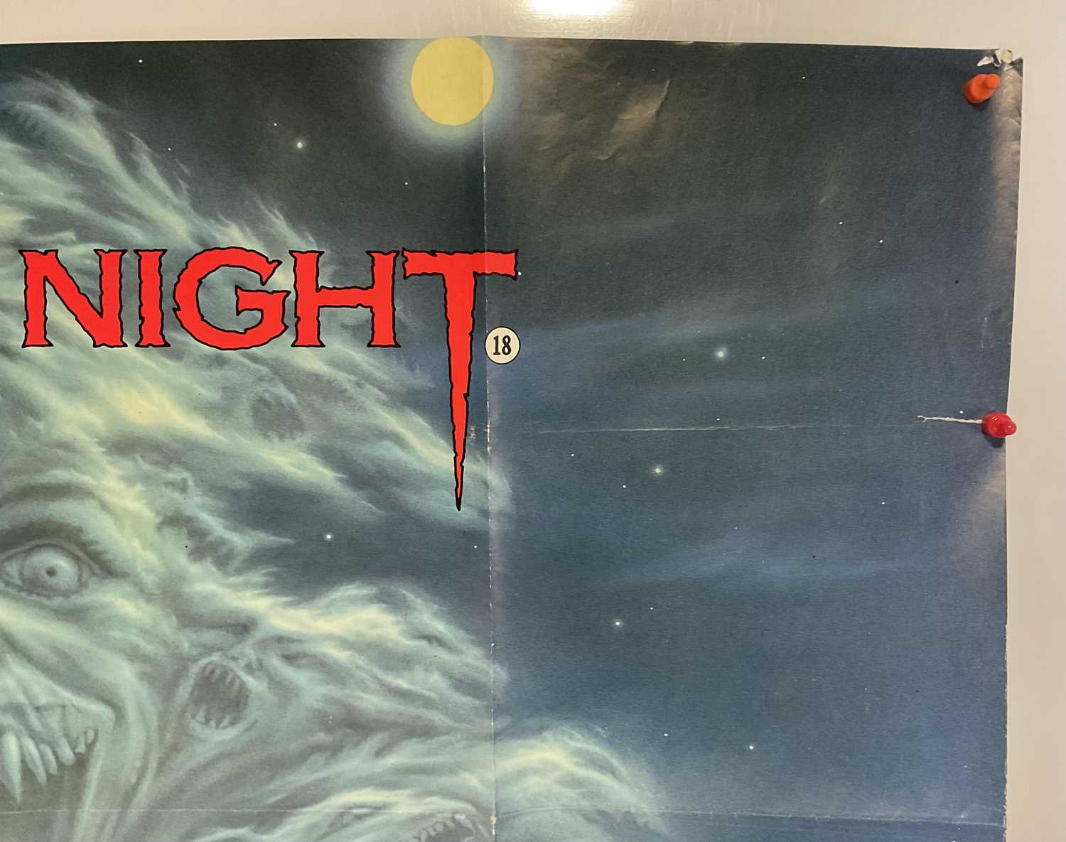 A trio of 1980s Horror UK Quad film posters to include FRIGHT NIGHT (1985) and RETURN OF THE - Image 3 of 11