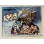 STAR WARS EPISODE IV: THE EMPIRE STRIKES BACK (1980) UK Quad film poster, Directed by Irvin