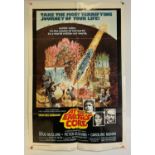 AT THE EARTHS CORE (1976) US one sheet film poster, signed by actress Caroline Munro, artwork by