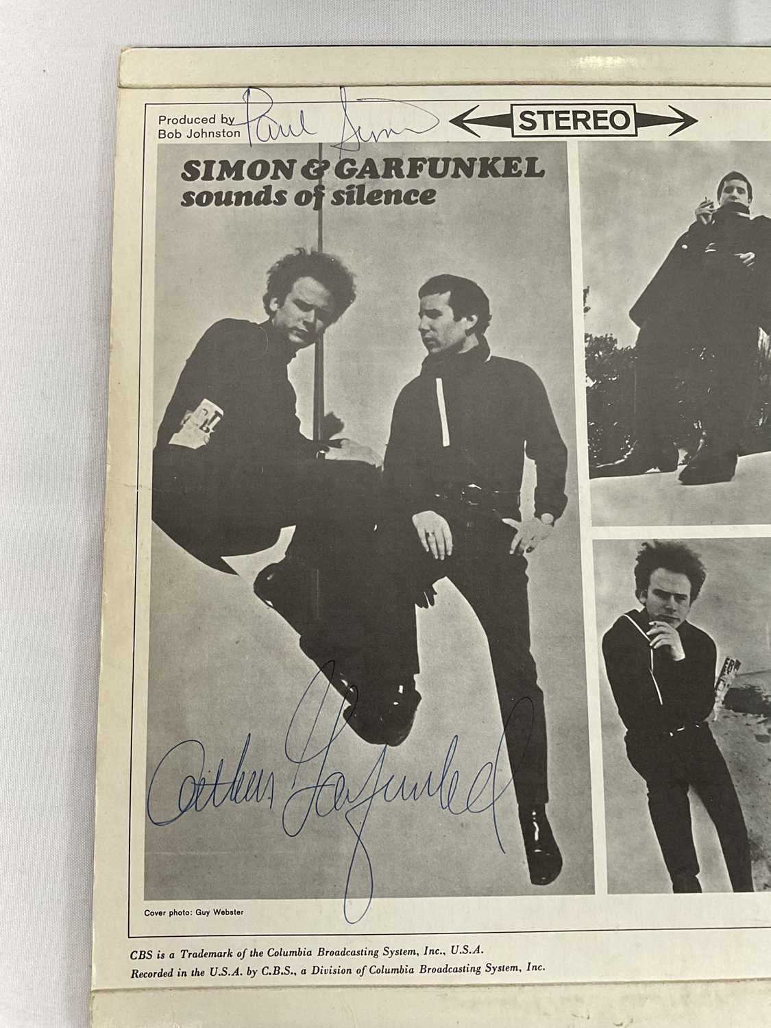 SIMON AND GARFUNKEL - SOUNDS OF SILENCE (1966) Vinyl LP signed in blue pen by Paul Simon and Art - Image 3 of 3