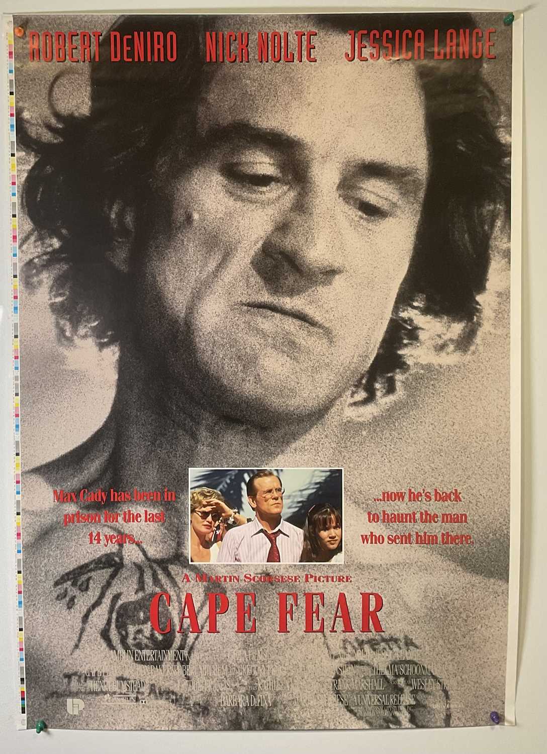 CAPE FEAR (1991) - Two Style B one sheet film posters - hard to find design featuring artwork by - Image 2 of 12