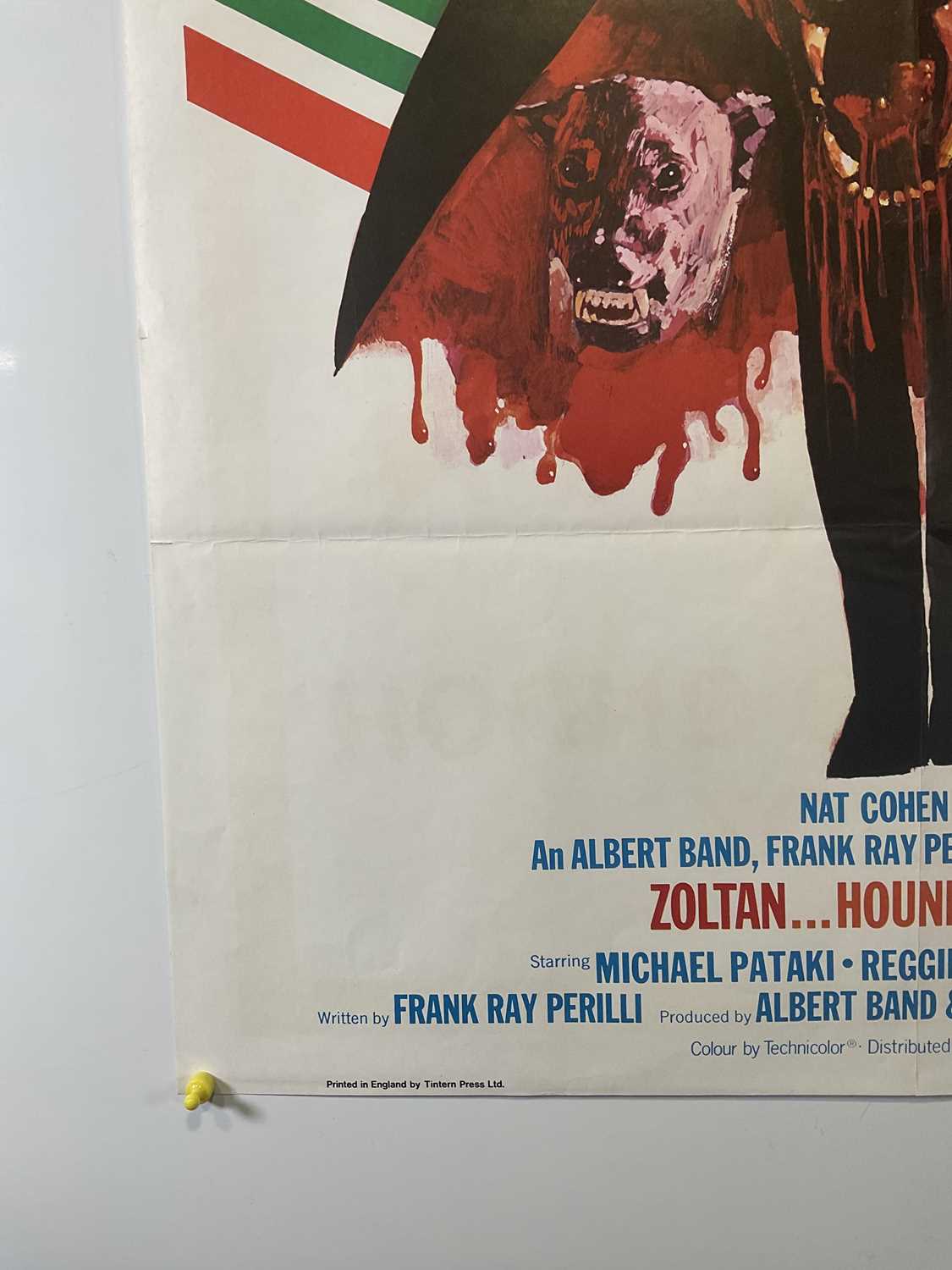 ZOLTAN HOUND OF DRACULA (1977) British one sheet, Vampire horror, folded - Image 3 of 6