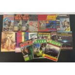 A group of sci-fi poster magazines, campaign books, etc.. to include STAR WARS, ALIEN, SUPERMAN,