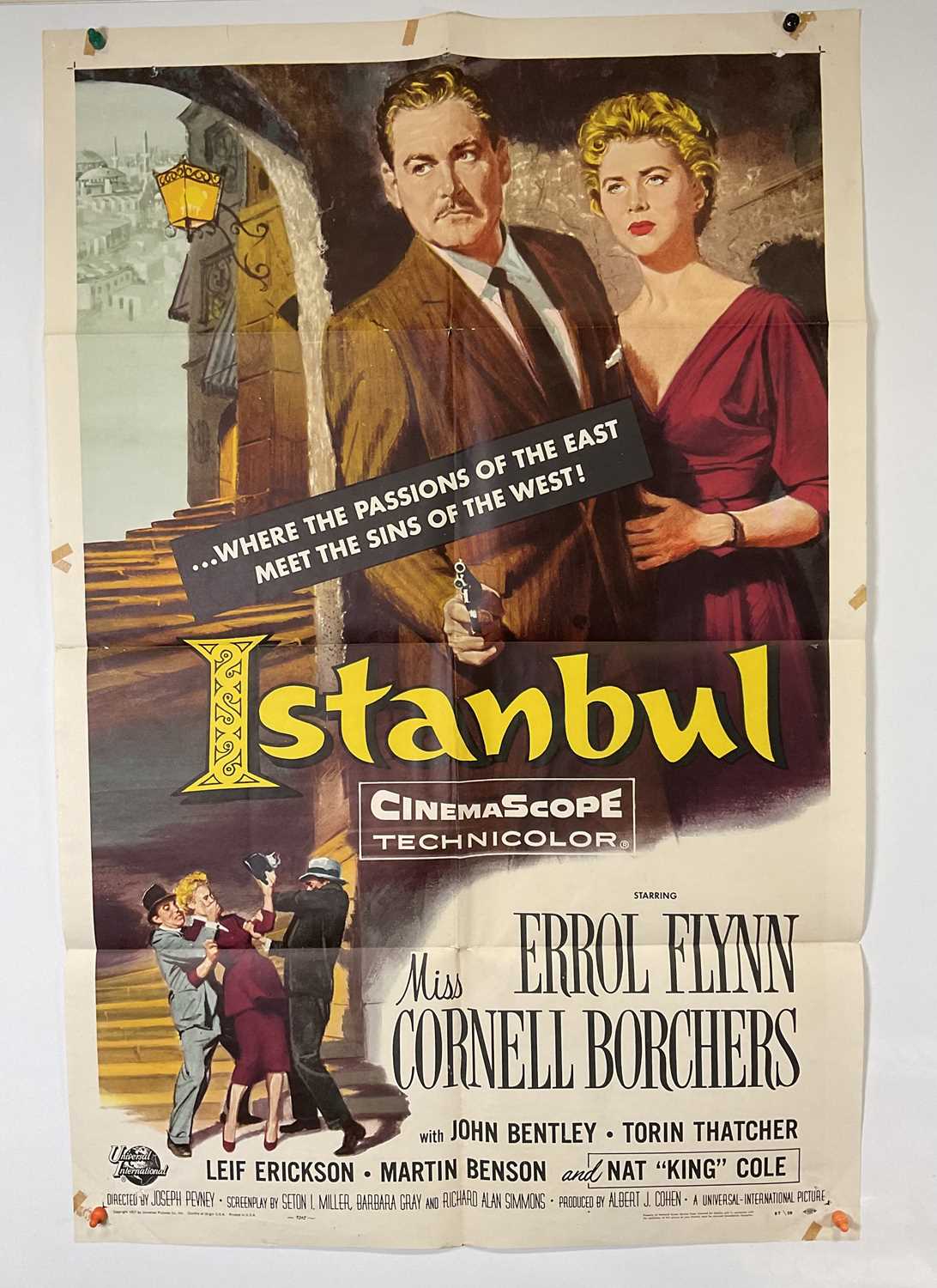 A group of Film Noir / Crime movie posters to include ISTANBUL (1957) US one sheet, BENGAZI ( - Image 5 of 5