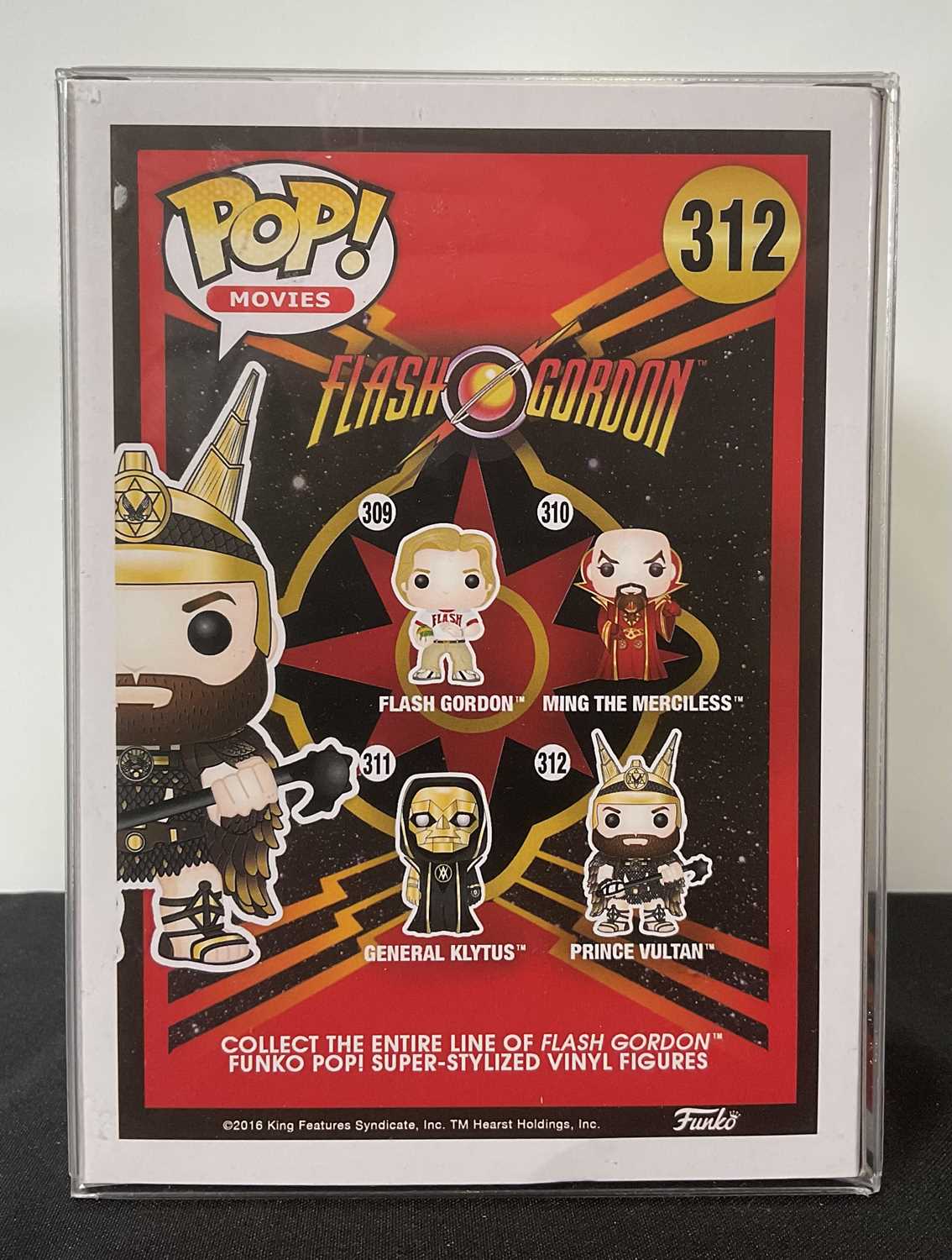 FUNKO POP - Flash Gordon Prince Vulcan funko pop signed by Brian Blessed with character name. - Image 2 of 3