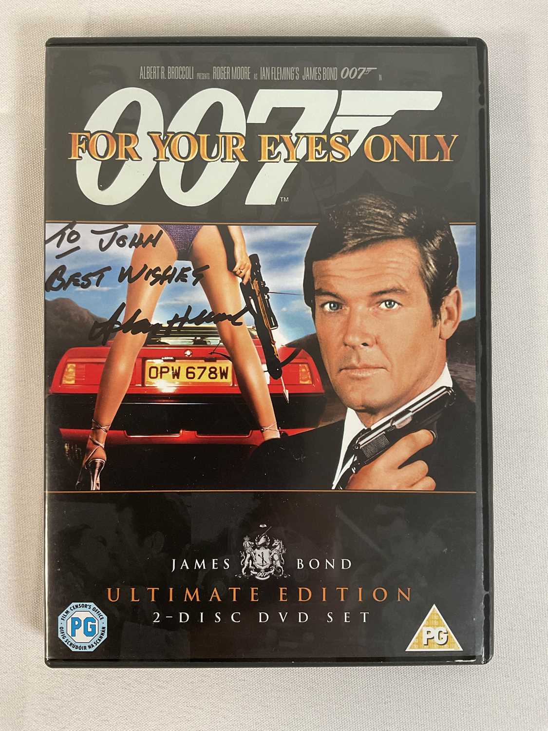 A group of 6 autographed James Bond DVDs comprising CASINO ROYALE (1967) signed by Costume - Image 5 of 7