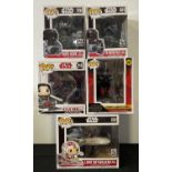STAR WARS - A group of Star Wars Funko Pops comprising of Darth Vader with Tie Fighter #176