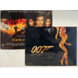 A pair of JAMES BOND movie posters comprising of GOLDENEYE (1996) UK Quad and THE WORLD IS NOT