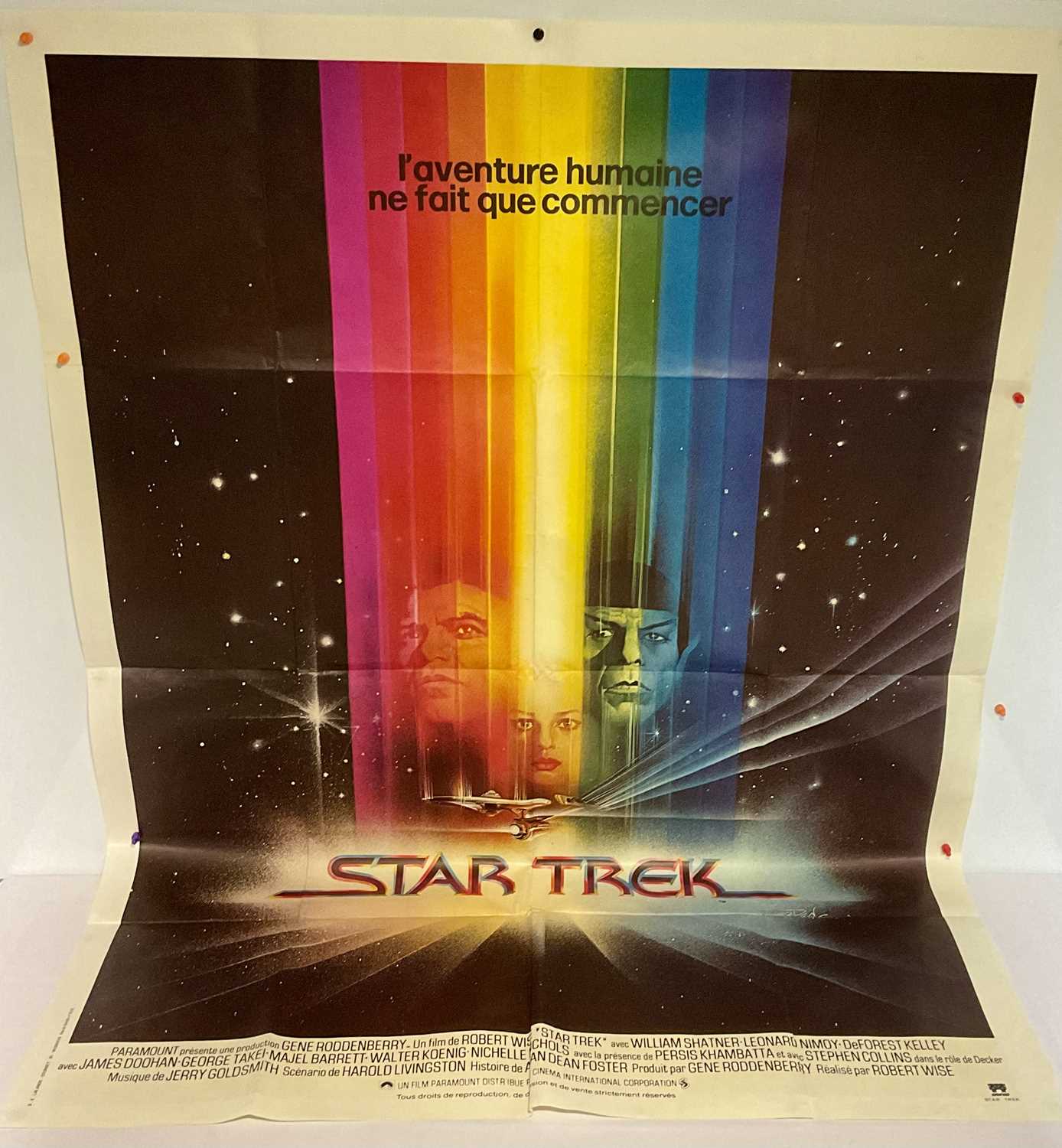 A group of STAR TREK movie posters to include STAR TREK (1980) French Grande / One panel poster, Bob - Image 2 of 5