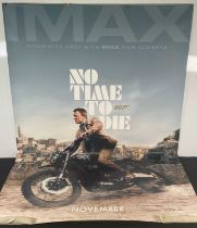 NO TIME TO DIE (2023) bus stop imax poster, the final instalment of Daniel Craig's James Bond