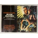 BLADE RUNNER (1982) Directors cut 1992 re-release UK Quad film poster, ground breaking science