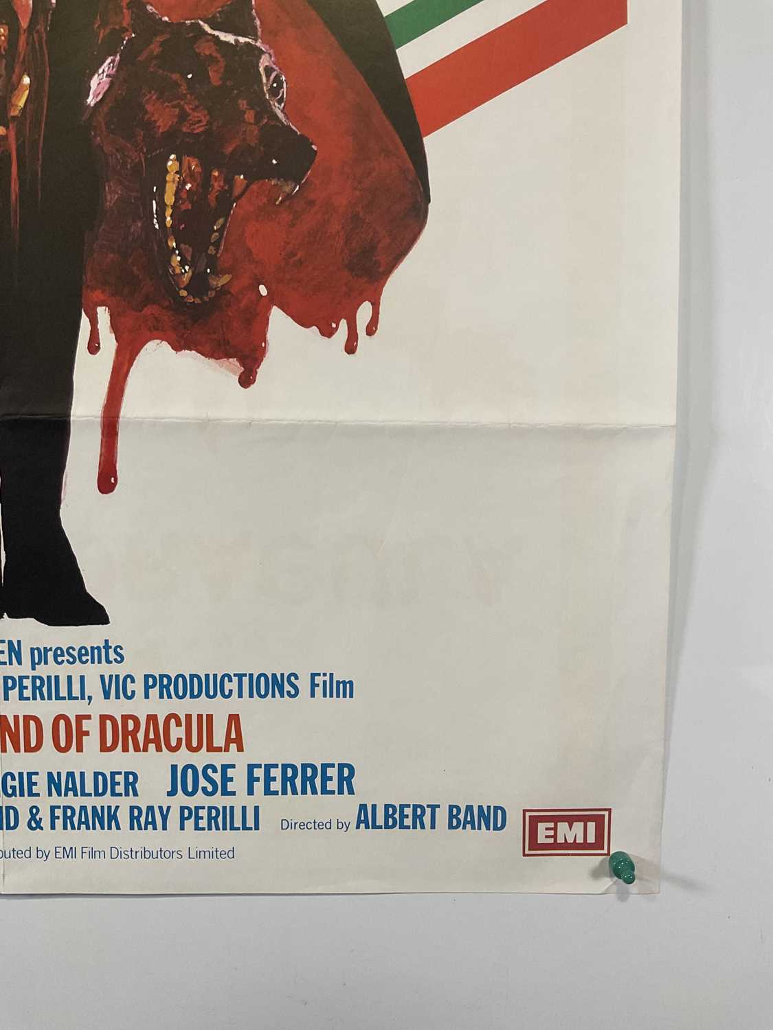 ZOLTAN HOUND OF DRACULA (1977) British one sheet, Vampire horror, folded - Image 5 of 6