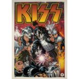 KISS / DARK HORSE COMICS: Original 2002 KISS Dark Horse Comics promotional poster - Art by J Scott