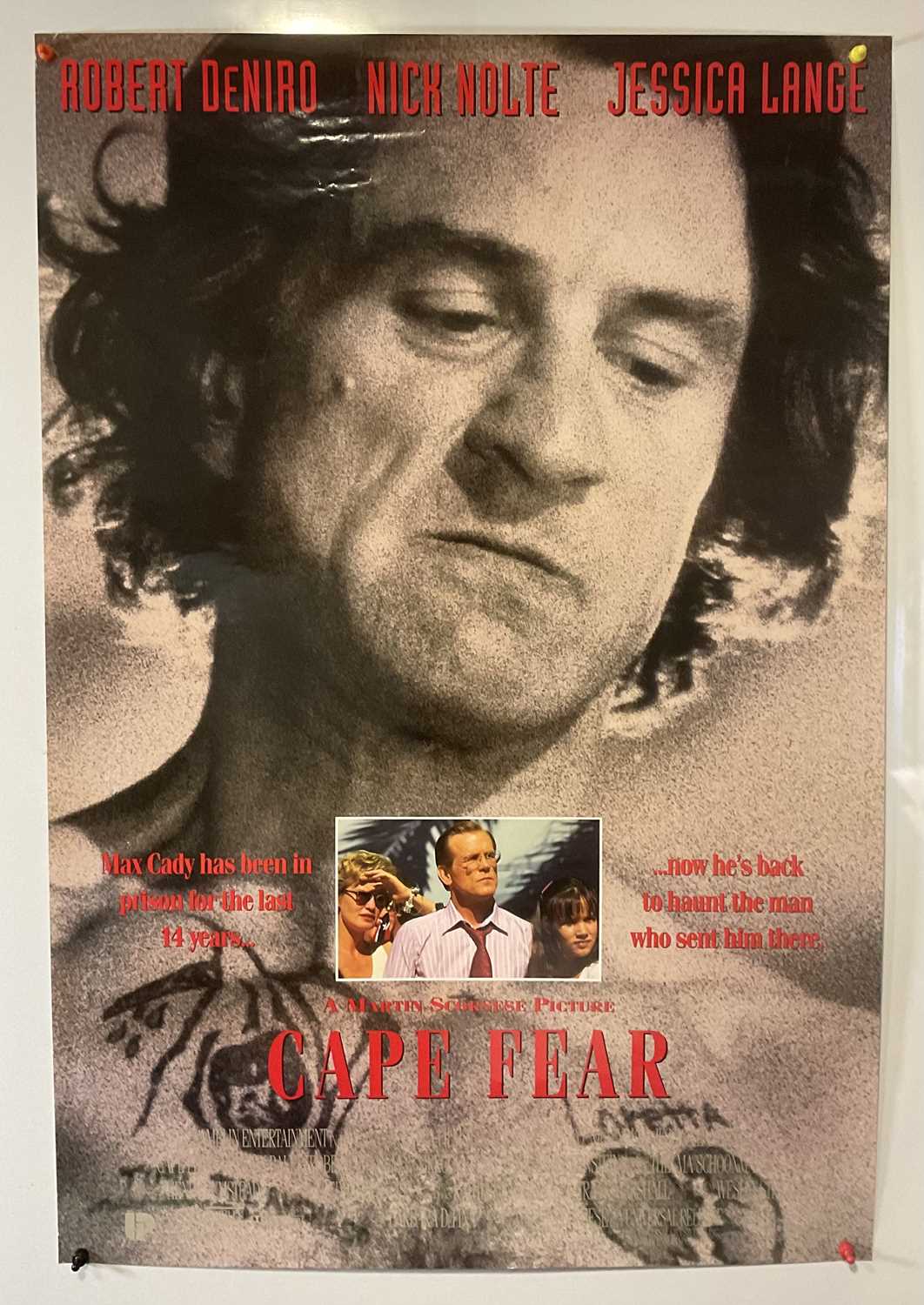 CAPE FEAR (1991) - Two Style B one sheet film posters - hard to find design featuring artwork by - Image 3 of 12