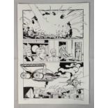 Original Comic Book artwork - Lee Sullivan artwork for an issue of Gerry Anderson's THUNDERBIRDS, c.