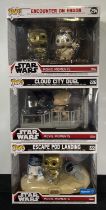 STAR WARS - A group of Star Wars Movie Moments Funko Pops comprising of Escape Pod Landing #222