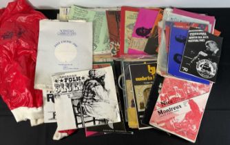 A large quantity of jazz festival posters, flyers, programmes from the 1960s - 80s, other Jazz