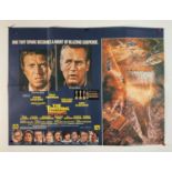 THE TOWERING INFERNO (1974) UK Quad film poster, Artwork by John Berkey, Steve Mcqueen and Paul