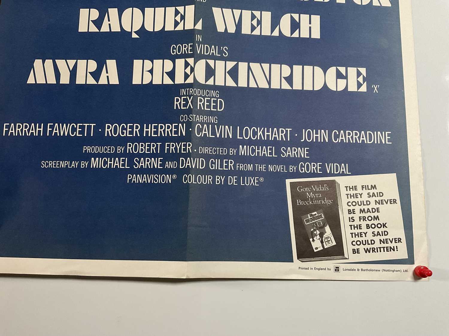 A group of adult UK Quad film posters to include MYRA BRECKINRIDGE (1970), starring Raquel Welch, - Image 6 of 10