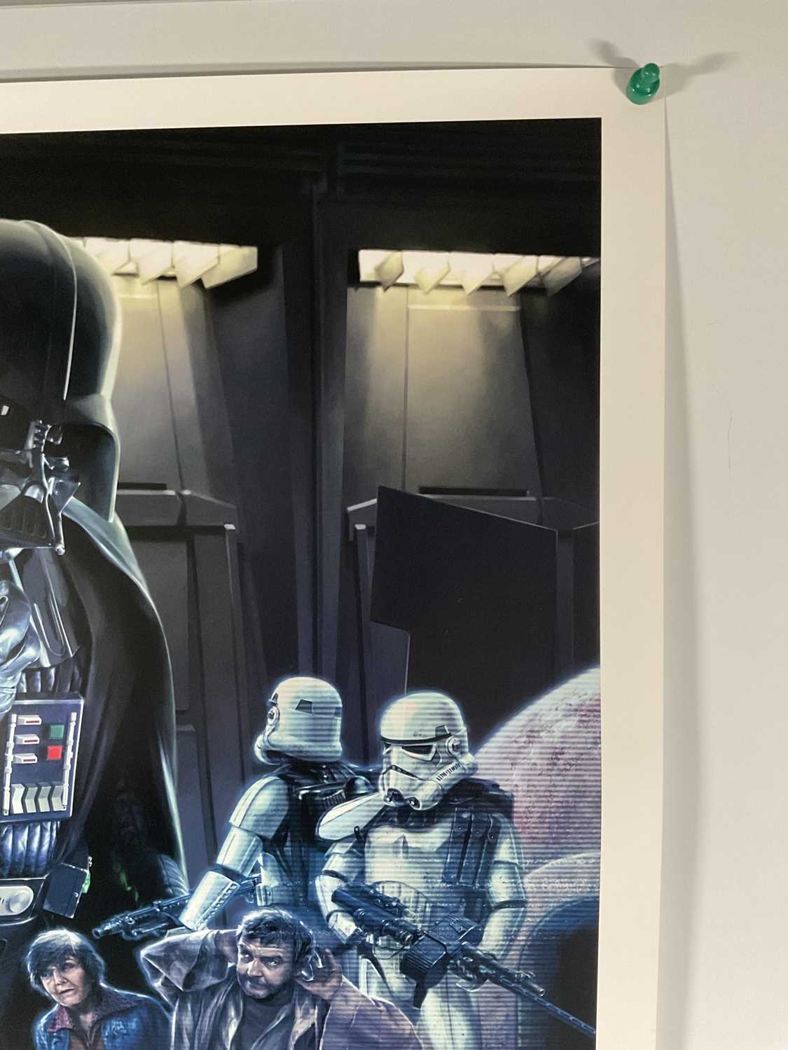 STAR WARS - 'Execution Order' an Artist Proof print by Chris Trevas for the 2013 Star Wars - Image 3 of 5