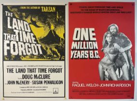 ONE MILLION YEARS B.C. (1966) British One sheet 1978 re-release, starring Raquel Welch and THE