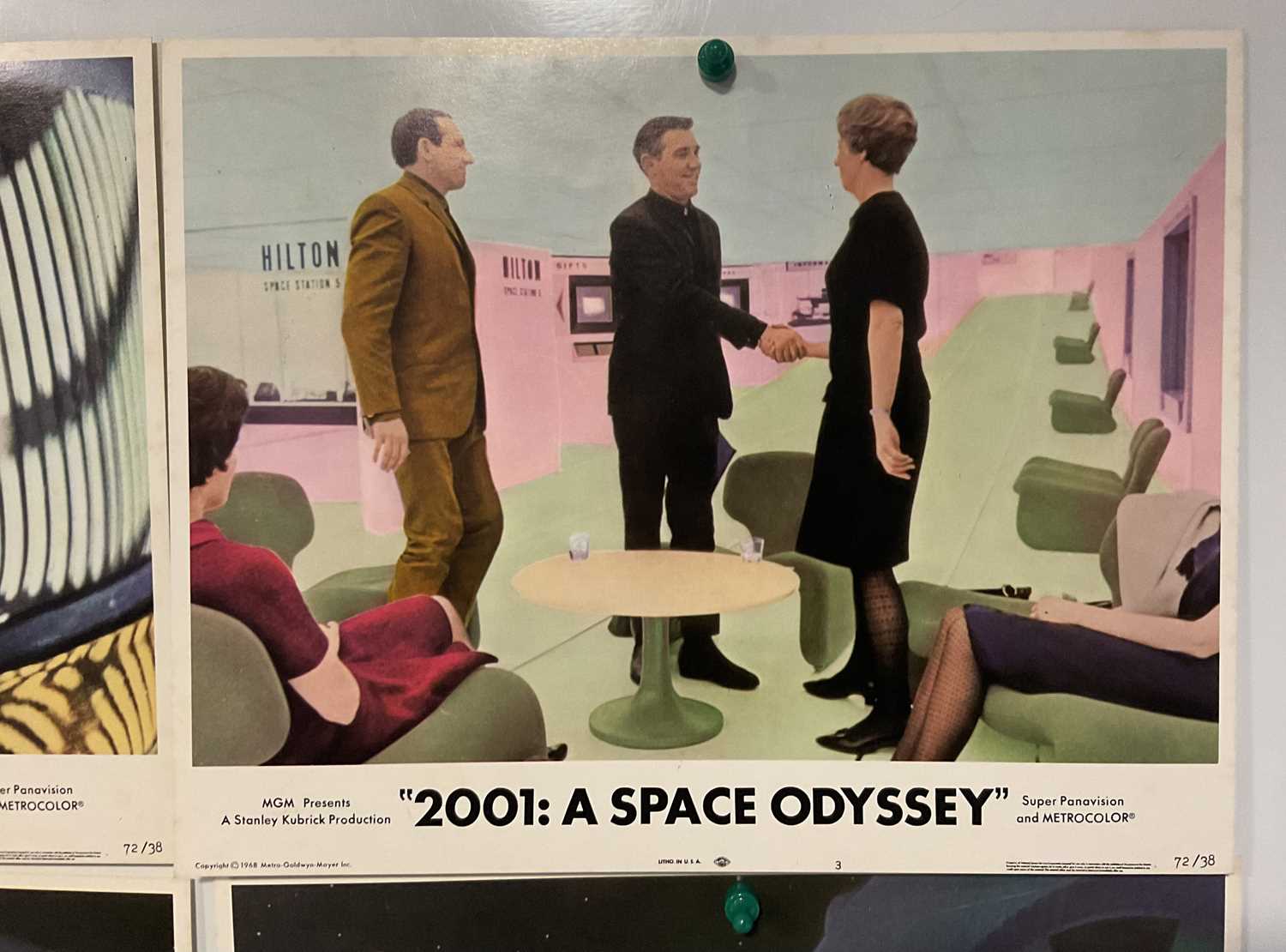 A set of 8 lobby cards for the 1972 re-release of 2001: A SPACE ODYSSEY (1968). (8) - Image 9 of 9