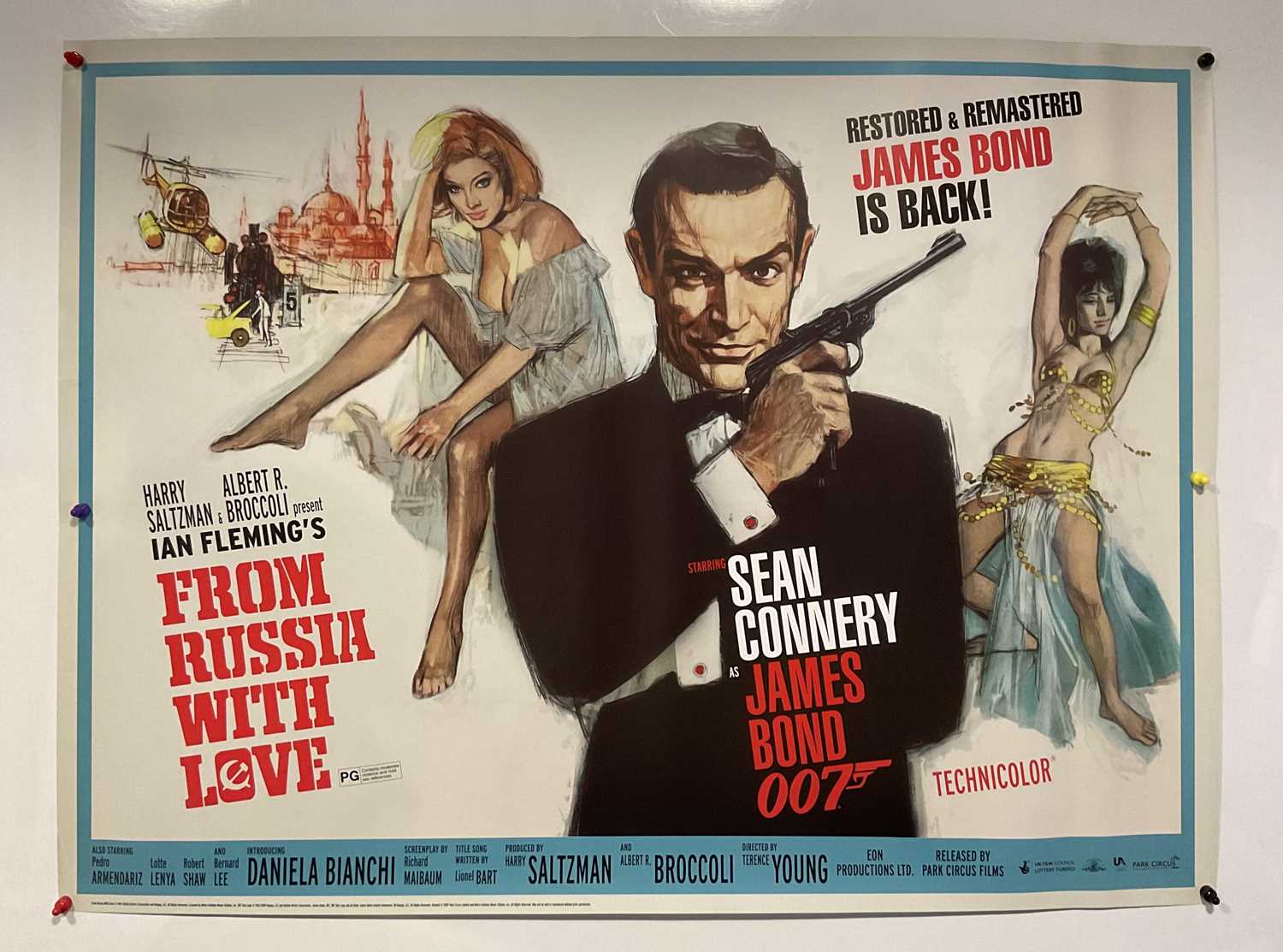 JAMES BOND: FROM RUSSIA WITH LOVE (1963) - A double sided Park Circus UK Quad film poster - based on