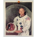 An 8" x 10" colour portrait photograph of NEIL ARMSTRONG (1930-2012) first man to walk on the