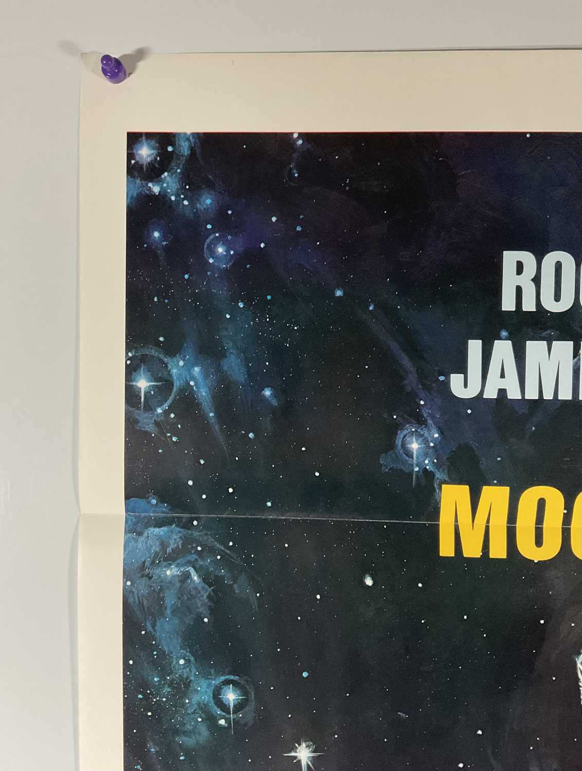 MOONRAKER (1979) International One sheet film poster, Roger Moore as James Bond with Dan Goozee - Image 3 of 6