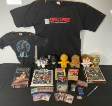 A collection of mixed STAR WARS memorabilia to include sealed STAR WARS GALAXY SERIES TWO FACTORY