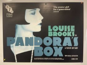 PANDORAS BOX (1929) UK Quad film poster - 2018 BFI release, rolled