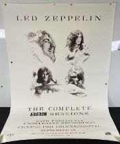 LED ZEPPELIN - The Complete BBC Sessions Album Bus Stop promotional poster - rolled