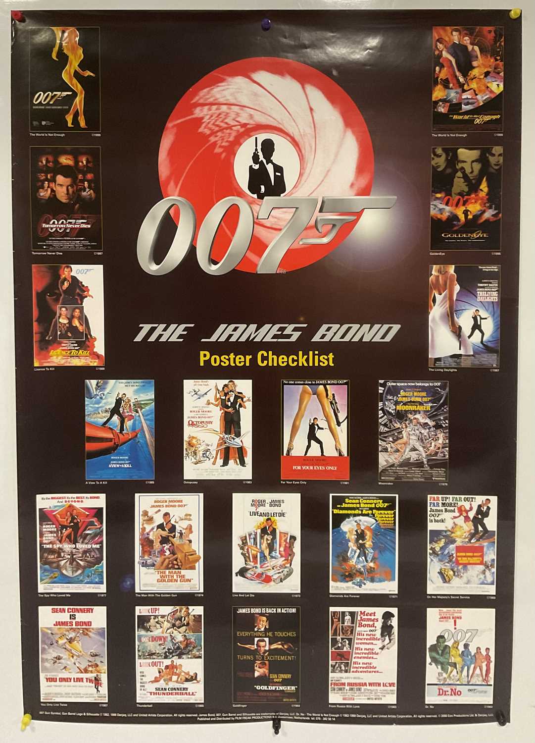 A group of James Bond posters to include THE WORLD IS NOT ENOUGH (1999) UK Quad, DIE ANOTHER DAY ( - Image 5 of 5