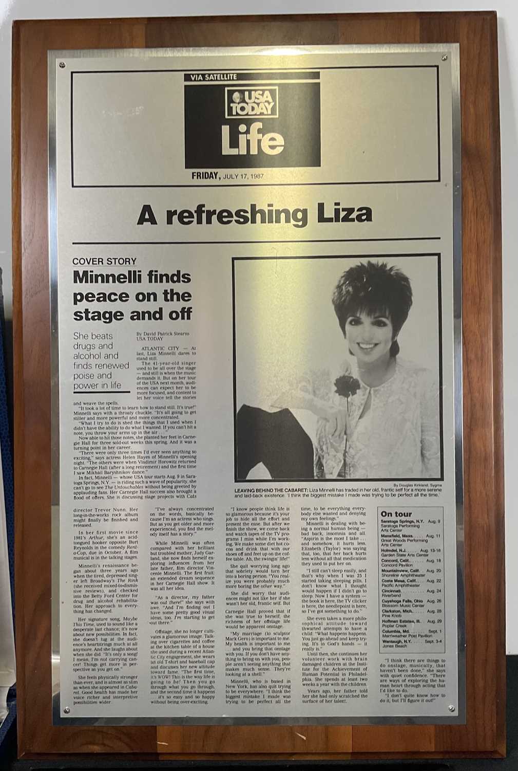 FROM THE ESTATE OF LIZA MINELLI - A group of 4 awards and Honours believed to be from the estate - Image 2 of 5