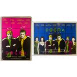 DOGMA (1999) UK Quad and one sheet film posters, striking stained glass effect artwork, rolled (2)