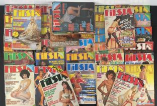 Top Shelf Collectibles - a quantity of vintage FIESTA adult men's lifestyle magazines ranging from