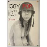 IGGY POP - A promotional poster for 'Naughty Little Doggie' the 12th album from Iggy Pop -