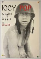 IGGY POP - A promotional poster for 'Naughty Little Doggie' the 12th album from Iggy Pop -