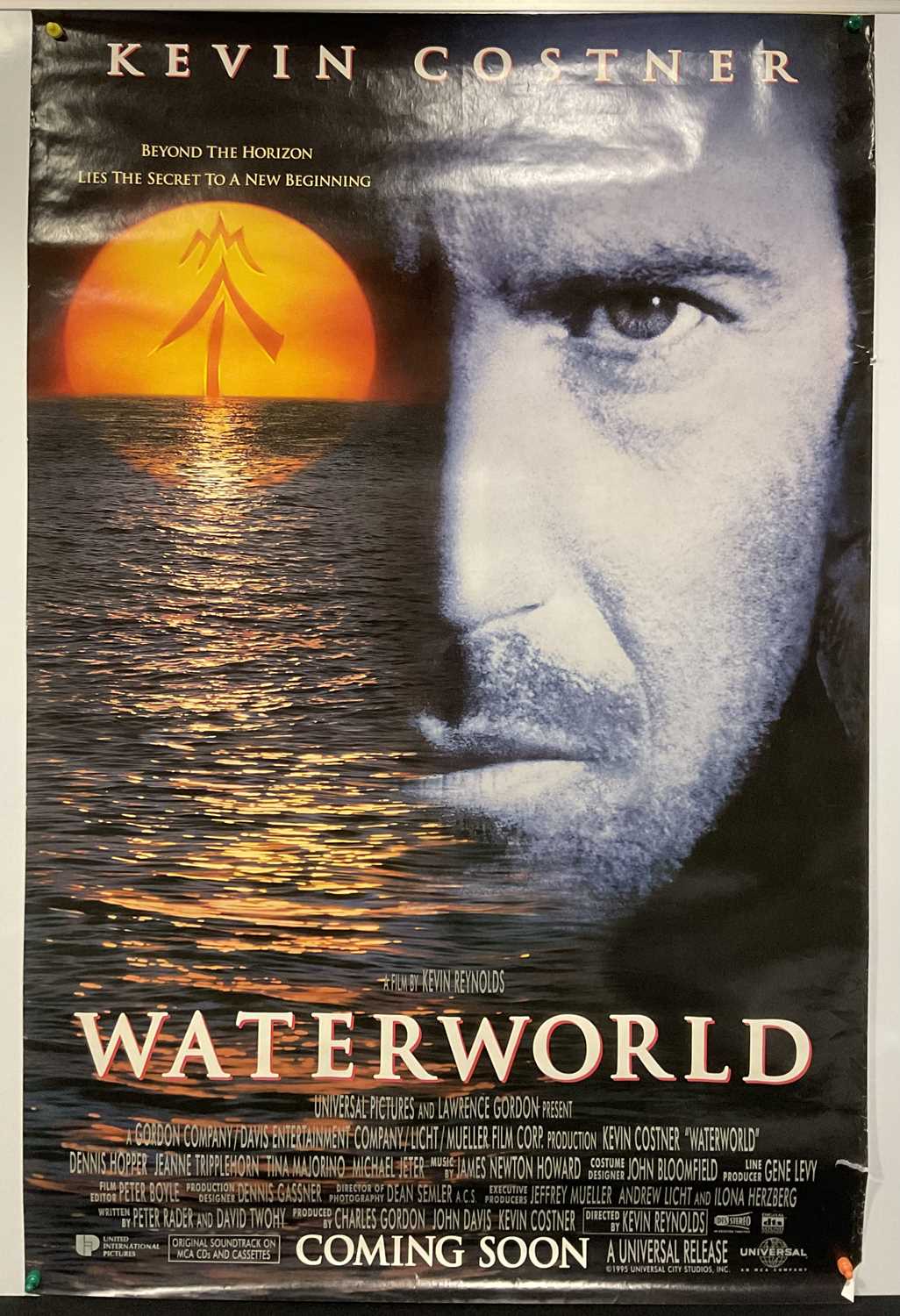 A group of large format movie posters to include HARD TARGET (1993) 60" x 46", WATERWORLD (1995) - Image 3 of 4
