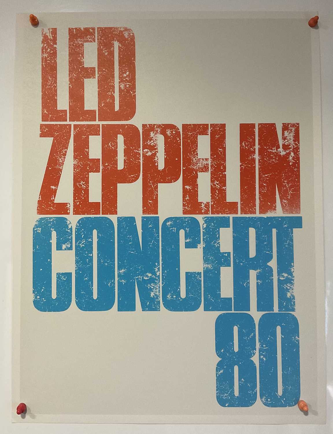 LED ZEPPLIN - A group of lithographs reproducing LED Zepplin tour posters, produced for commercial - Image 4 of 4