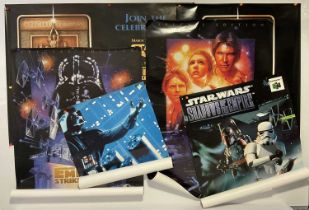 A group of STAR WARS 1997 SPECIAL EDITION TRILOGY film posters to include the TRILOGY UK Quad and