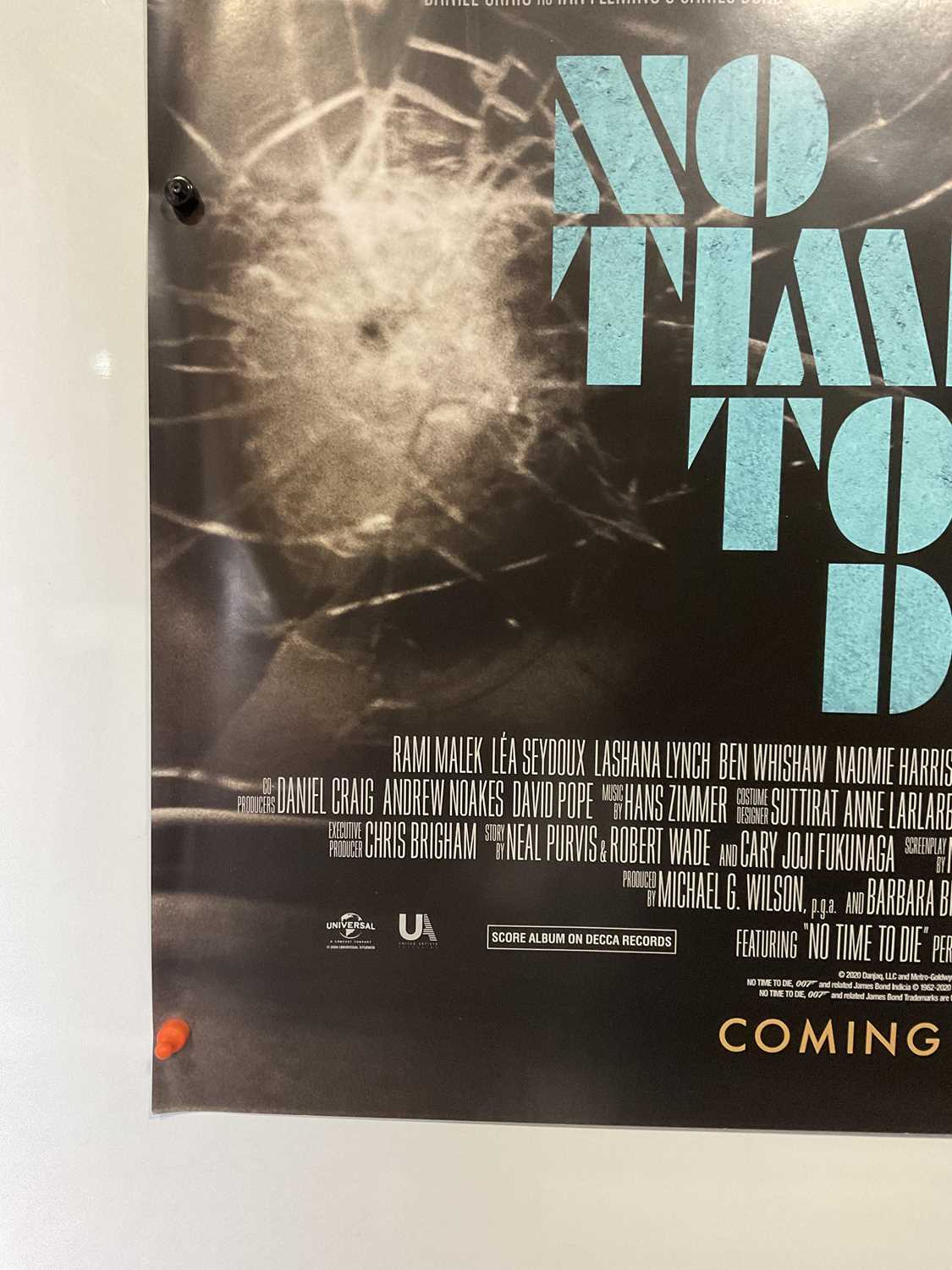 NO TIME TO DIE (2021) UK Quad double-sided teaser film poster for the 25th James Bond instalment - Image 4 of 6