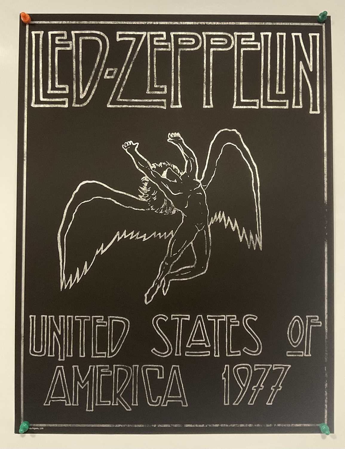 LED ZEPPLIN - A group of lithographs reproducing LED Zepplin tour posters, produced for commercial - Image 3 of 4