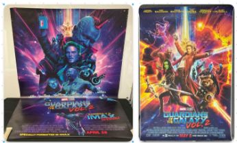 GUARDIANS OF THE GALAXY vol. 2 (2017) A pair of bus stop posters one 60" x 40" regular style, and